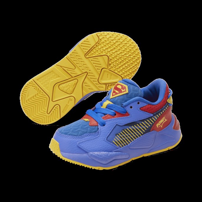 Puma På Tilbud X Dc Justice League Superman Rs-z Små Joggesko For Barn Bluemazing