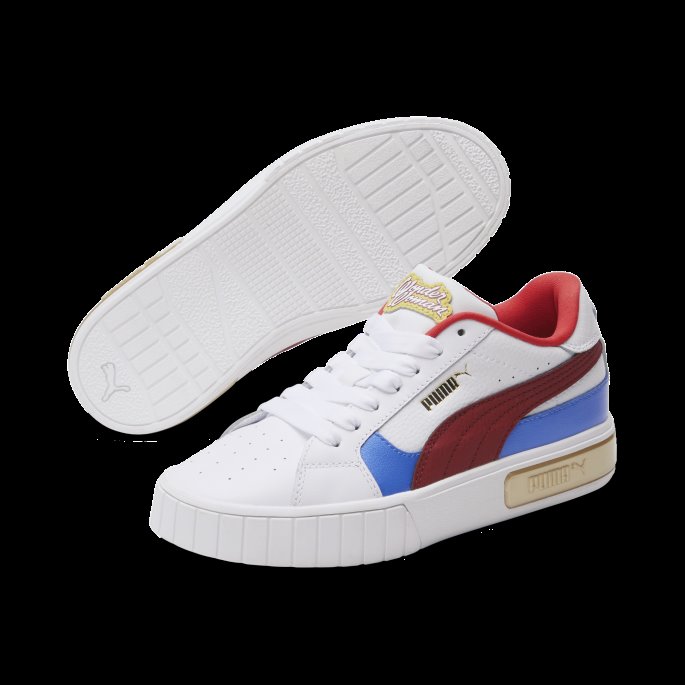 Puma På Tilbud X Dc Justice League Cali Star Wonder Kvinne Joggesko Store Barn Hvit-intens Rød