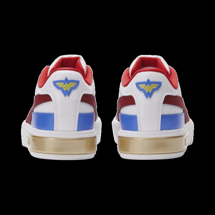 Puma På Tilbud X Dc Justice League Cali Star Wonder Kvinne Joggesko Store Barn Hvit-intens Rød