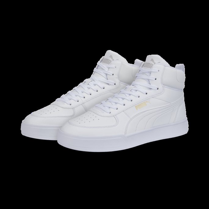 Hvit-hvit-gull-grå Fiolett Caven Mid Boot Sneakers Puma På Tilbud