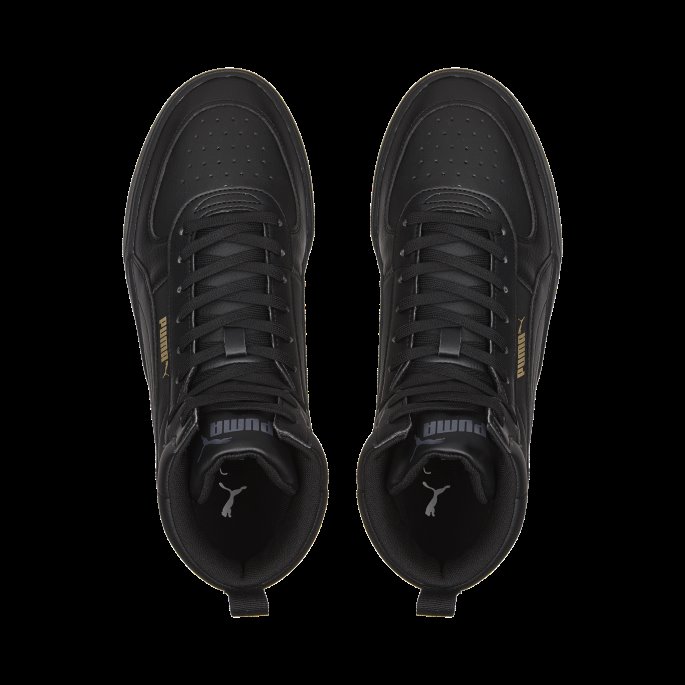 Caven Mid Boot Sneakers Svart-svart-team Gull-ibenholt Puma På Salg