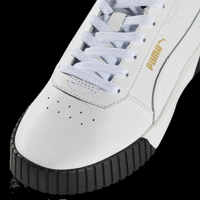 Hvit-hvit-team Gull-svart Puma På Tilbud Carina 2.0 Sneakers Dame