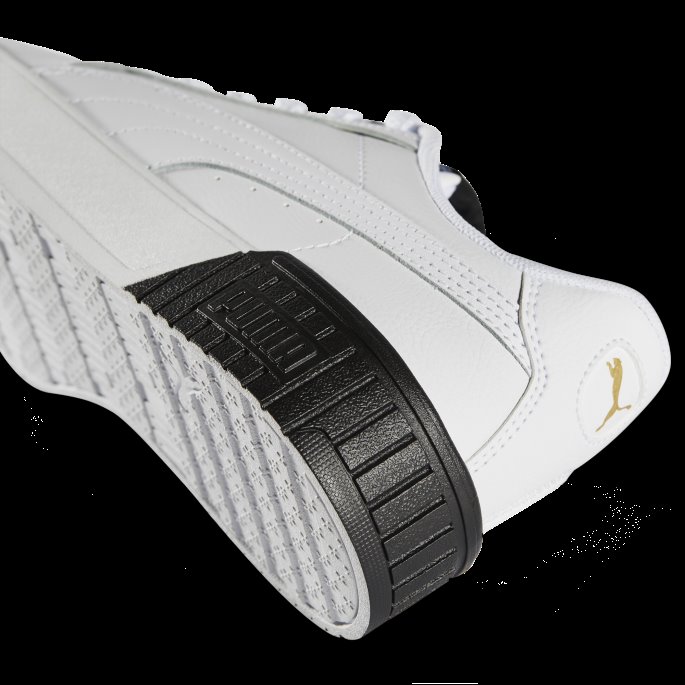 Hvit-hvit-team Gull-svart Puma På Tilbud Carina 2.0 Sneakers Dame