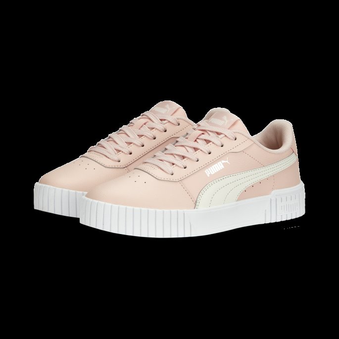 Rose Støvvarm Hvit-sølv Puma På Tilbud Carina 2.0 Sneakers Dame