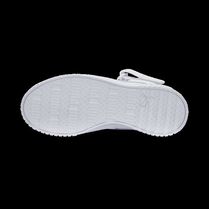 Hvit-hvit-sølv Puma På Tilbud Carina 2.0 Mid Sneakers Dame