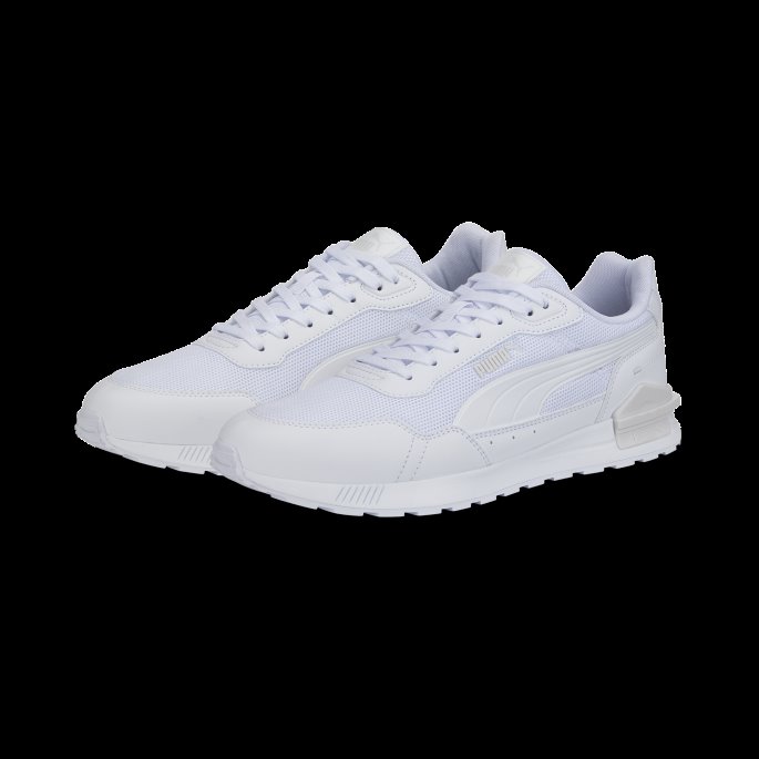 Graviton Mega Joggesko Hvit-hvit-nimbus Cloud Puma På Tilbud