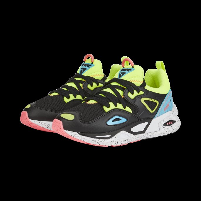 Trc Blaze Galaxy2 Joggesko Ungdom Svart-lime Squeeze Puma På Salg