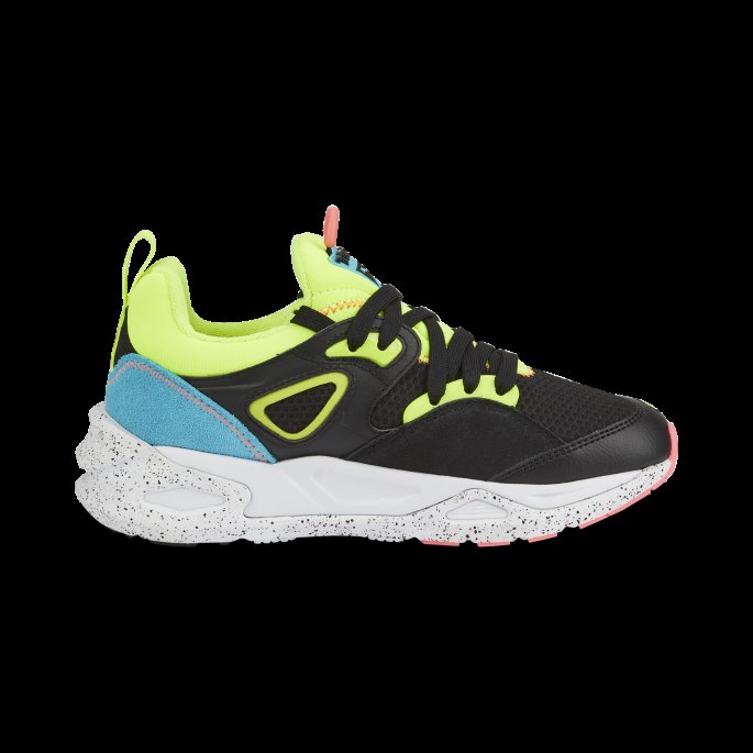 Trc Blaze Galaxy2 Joggesko Ungdom Svart-lime Squeeze Puma På Salg