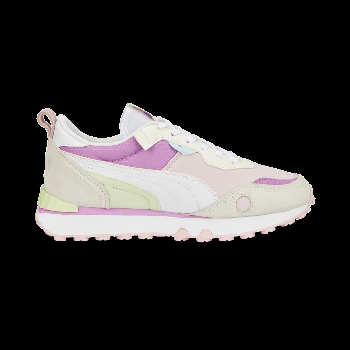 Mandelblomst-hvit Puma På Salg Rider Fv Future Vintage Sneakers Ungdom