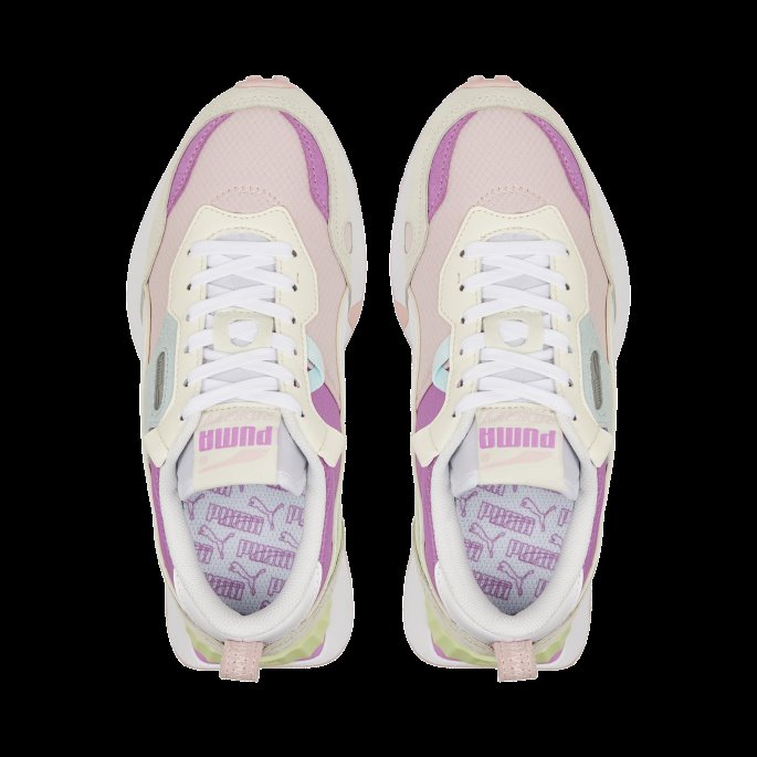 Mandelblomst-hvit Puma På Salg Rider Fv Future Vintage Sneakers Ungdom