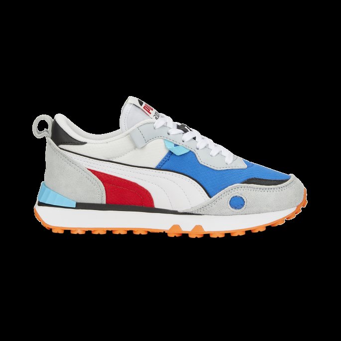 Puma På Salg Rider Fv Future Vintage Joggesko Ungdom Hvit-kongelig