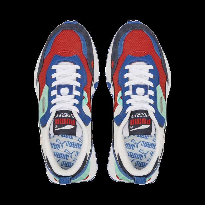Puma På Salg Brent Rød-hvit Rider Fv Future Vintage Sneakers Ungdom