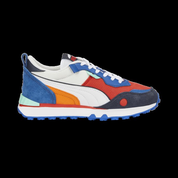 Brent Rød-hvit Puma På Tilbud Rider Future Vintage Joggesko Store Barn
