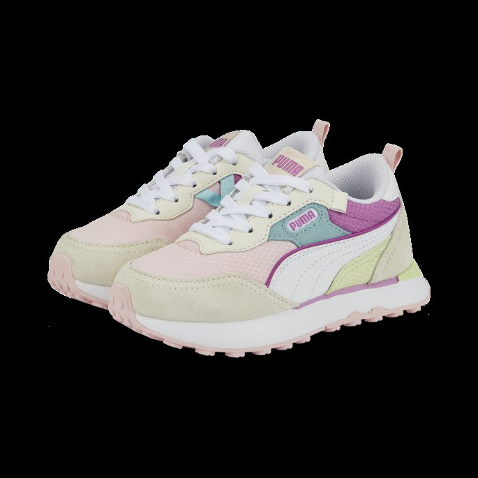 Puma På Tilbud Rider Fv Future Vintage Joggesko Barn Mandelblomst-hvit