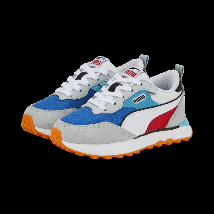White-royal Puma På Salg Rider Fv Future Vintage Joggesko Barn