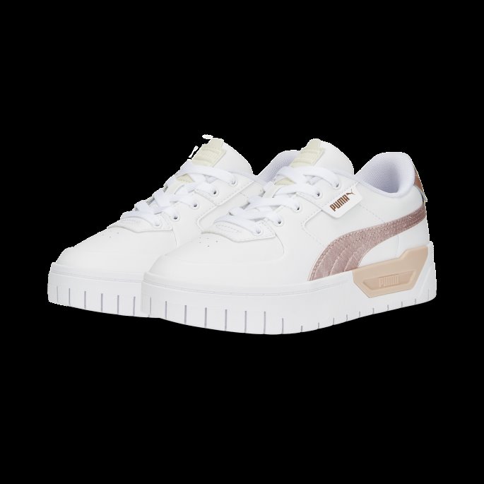 Cali Dream Shiny Pack Joggesko Ungdom Puma På Tilbud Hvit-rose Gull