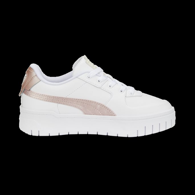 Hvit-rosa Gull Cali Dream Shiny Pack Store Barnejoggesko Puma På Tilbud