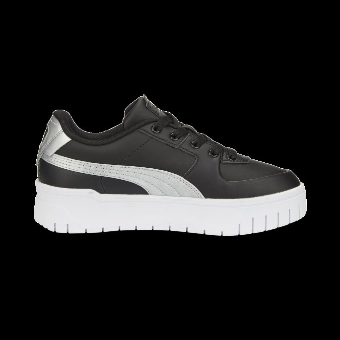 Cali Dream Shiny Pack Joggesko Ungdom Svart-sølv Puma På Tilbud