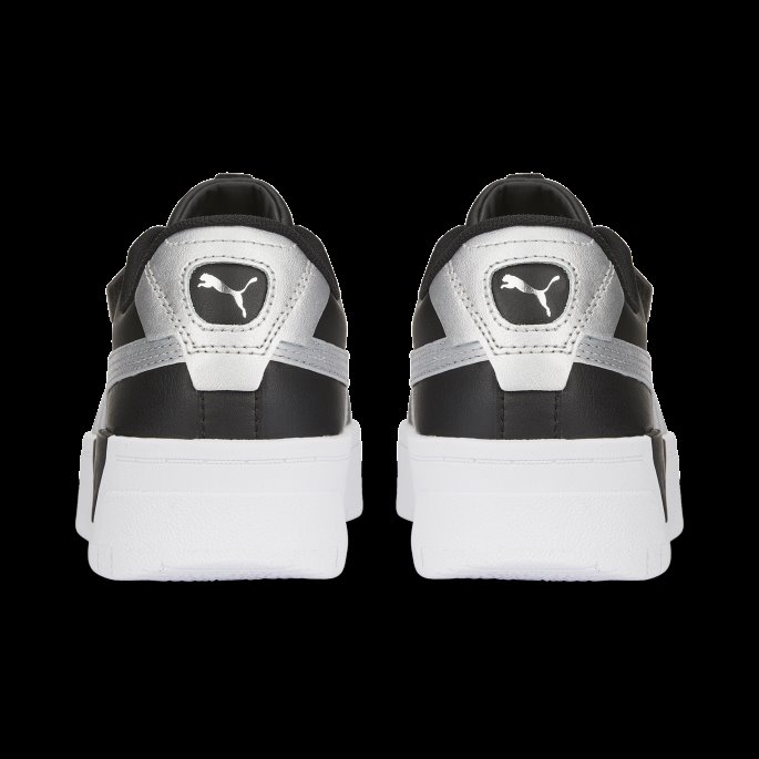 Cali Dream Shiny Pack Store Barnejoggesko Svart-sølv Puma På Tilbud