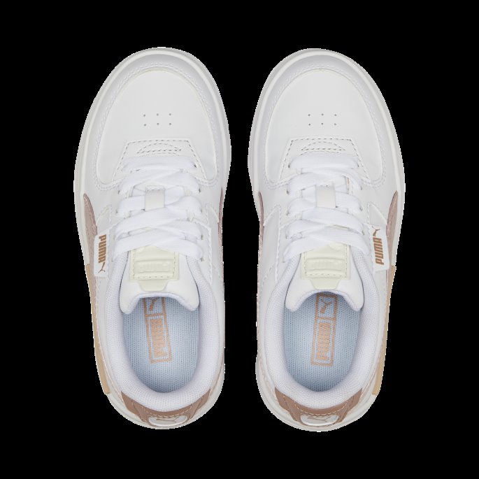 Puma På Tilbud Cali Dream Shiny Pack Små Barnesko Hvit-rosa Gull