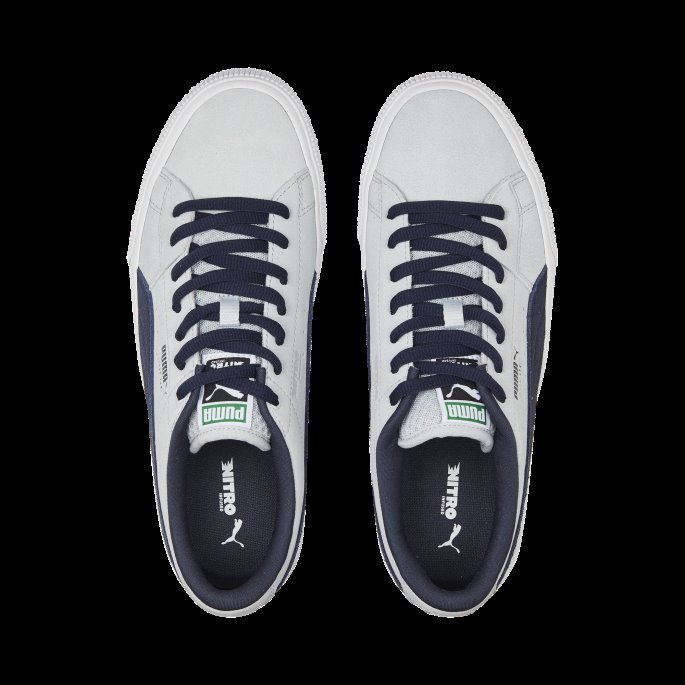 Semsket Skate Nitro Sneakers Grå-parisisk Natt-hvit Puma På Tilbud