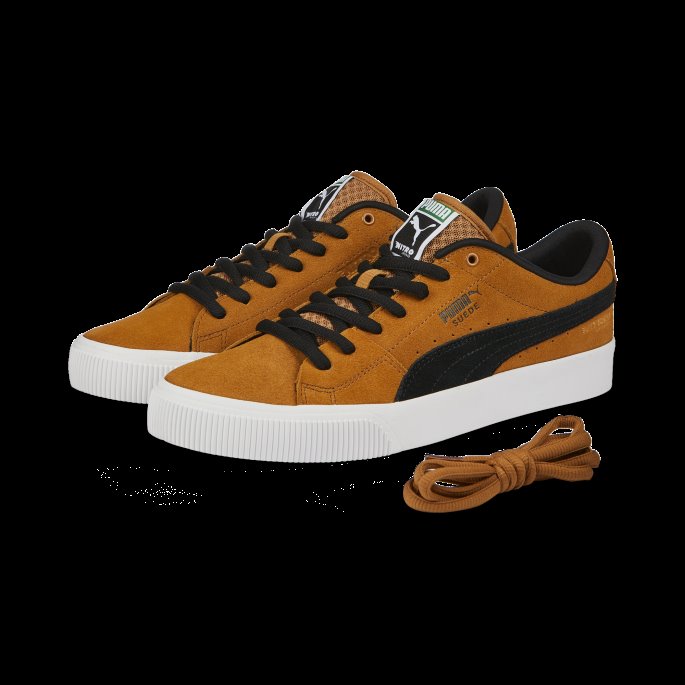 Puma På Tilbud Semsket Skate Nitro Sneakers Desert Tan-svart-hvit