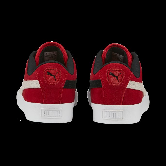 Puma På Tilbud Høyrisiko Rød-hvit-svart Semsket Skate Nitro Sneakers