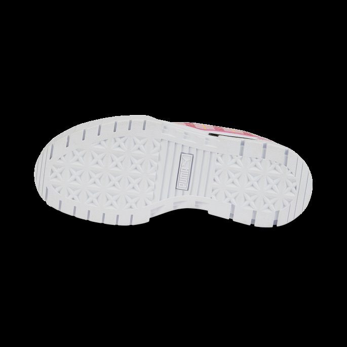 Puma På Tilbud Hvit-prisme Rosa-svart Mayze 90s Prep Sneakers Ungdom