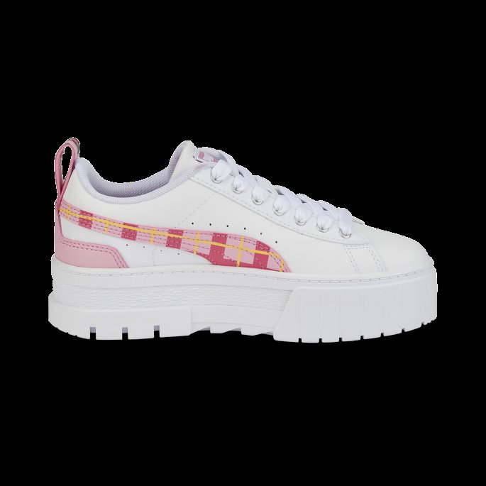 Mayze 90s Prep Joggesko Store Barn Puma På Tilbud Hvit-prisme Rosa-svart