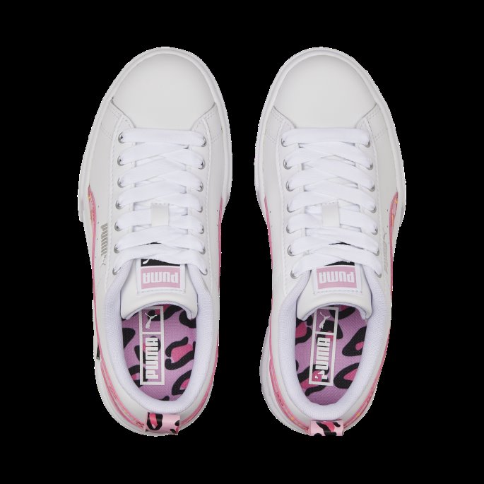 Mayze 90s Prep Joggesko Store Barn Puma På Tilbud Hvit-prisme Rosa-svart