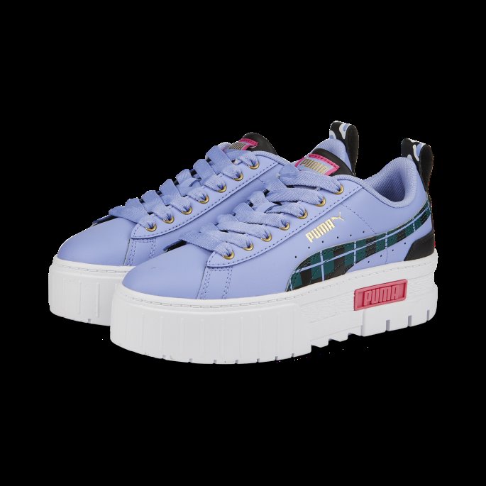 Puma På Salg Lavendar Pop-svart-hvit Mayze 90s Prep Joggesko Ungdom