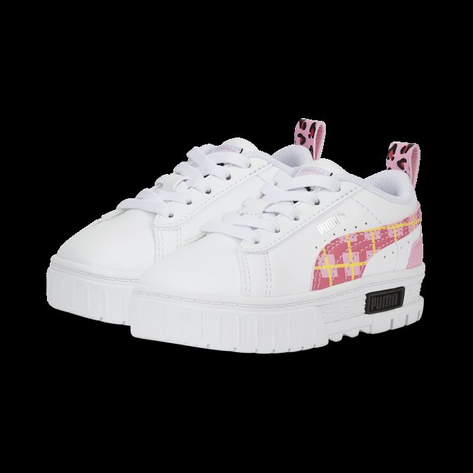 Hvit-prisme Rosa-svart Mayze 90s Prep Alternativ Lukking Joggesko Baby Puma På Salg