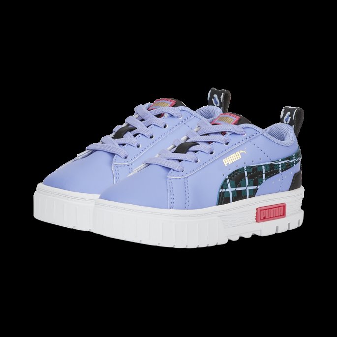 Mayze 90s Prep Alternativ Lukking Joggesko Babyer Puma På Salg Lavendar Pop-svart-hvit