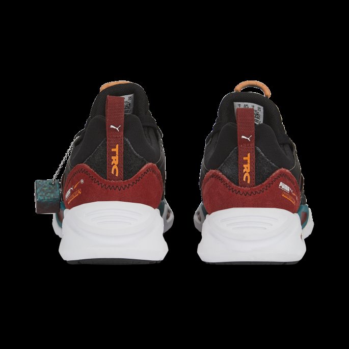 Puma På Tilbud X Minecraft Trc Blaze Ungdoms Joggesko Svart-blågrønn