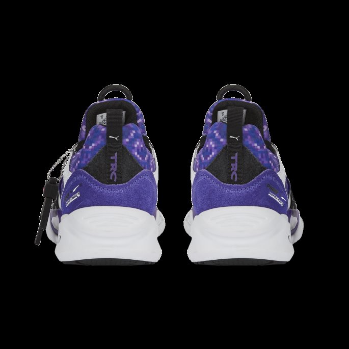 Puma På Tilbud X Minecraft Trc Blaze Ungdoms Joggesko Hvit-kongelig Lilla