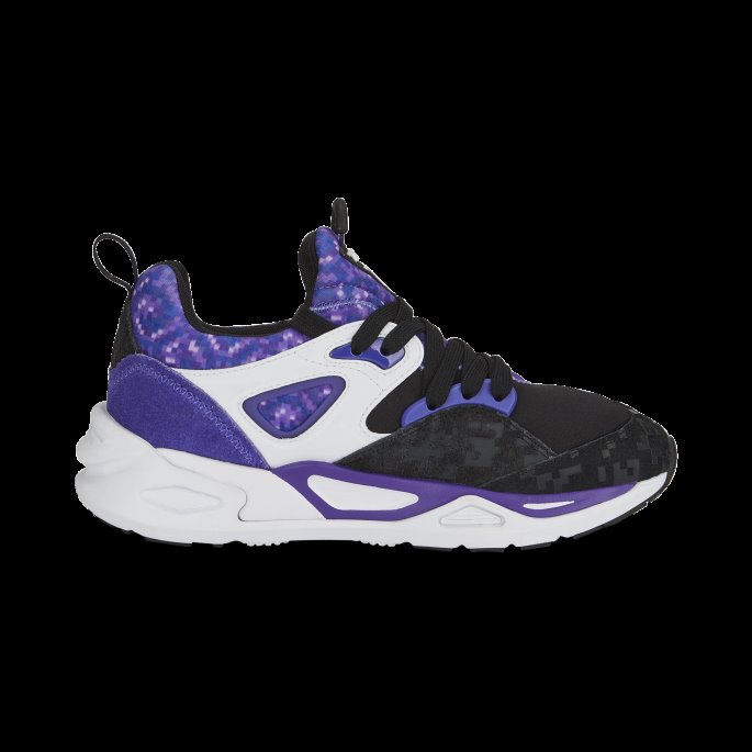 Puma På Tilbud X Minecraft Trc Blaze Ungdoms Joggesko Hvit-kongelig Lilla