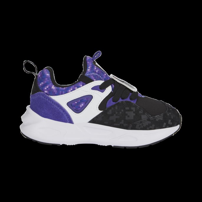 Puma På Tilbud X Minecraft Trc Blaze Joggesko For Barn Hvit-kongelig Lilla