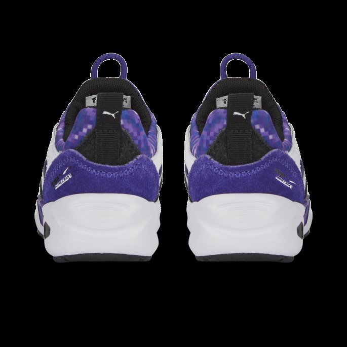 Puma På Tilbud X Minecraft Trc Blaze Alternativ Lukking Spedbarn Joggesko Hvit-kongelig Lilla