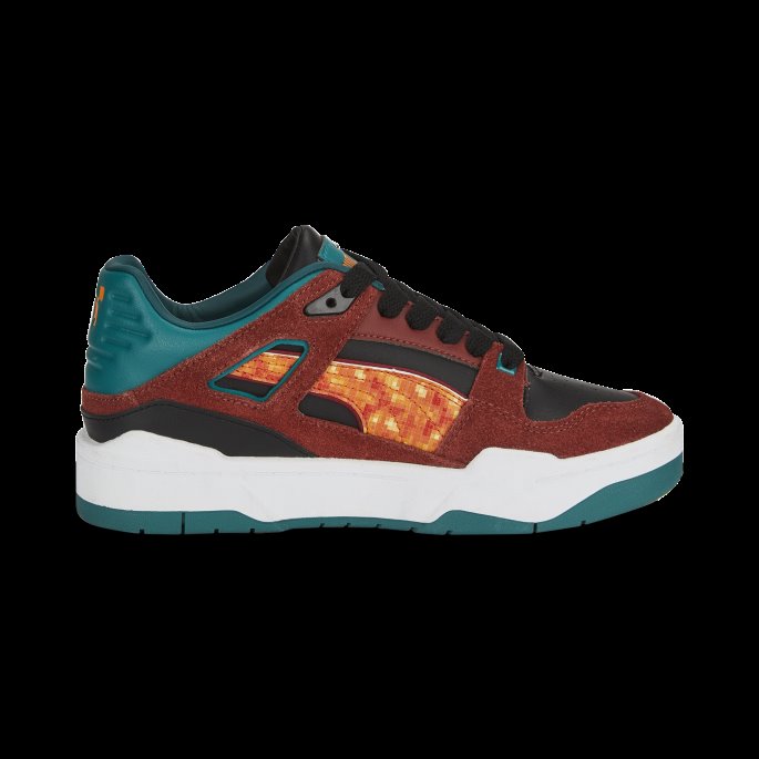Puma På Tilbud X Minecraft Slipstream Ungdoms Joggesko Russet Brun-blågrønn
