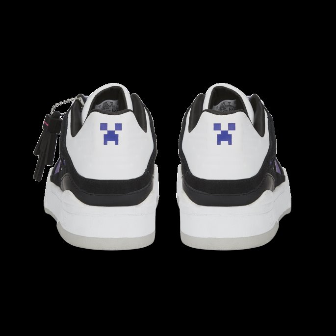 Puma På Tilbud X Minecraft Slipstream Ungdoms Joggesko Svart-hvit