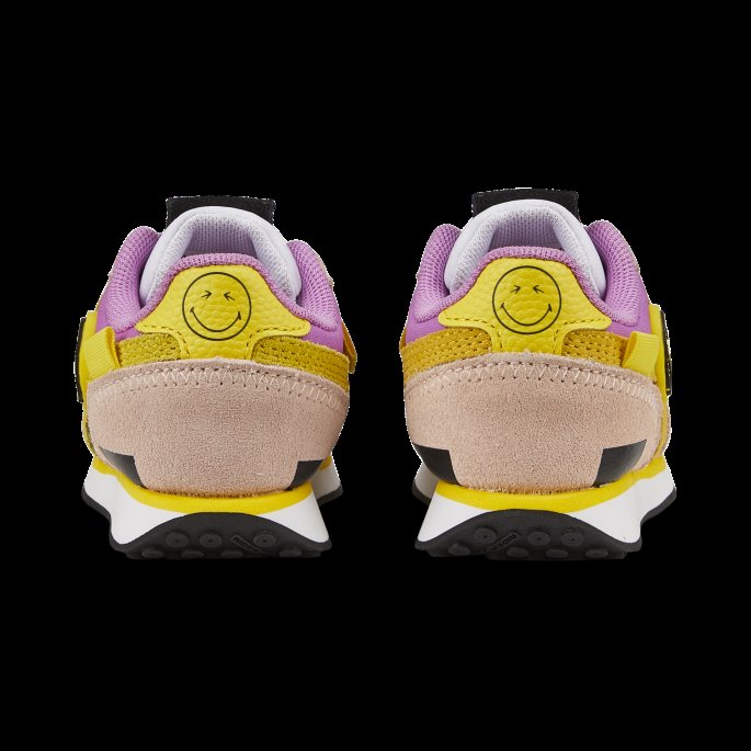 Puma På Tilbud X Smileyworld Future Rider Småbarnssko Rosa Kvarts-lilla Pop-svart