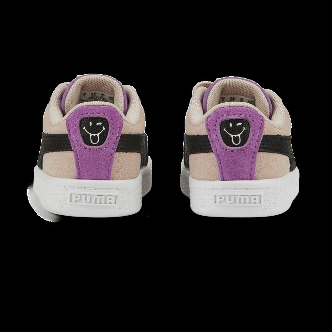 Puma På Tilbud X Smileyworld Semsket Sneakers Til Småbarn Rosa Kvarts-lilla Pop-svart
