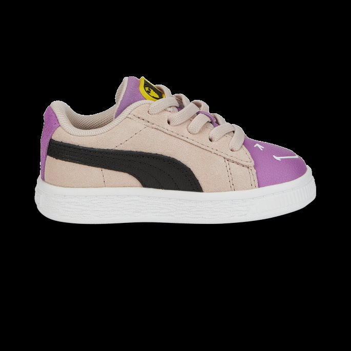 Puma På Tilbud X Smileyworld Semsket Sneakers Til Småbarn Rosa Kvarts-lilla Pop-svart
