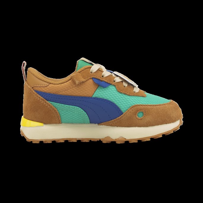 Puma På Tilbud X Tiny Cottons Rider Fv Joggesko Barn Rett Og Slett Green-limoges
