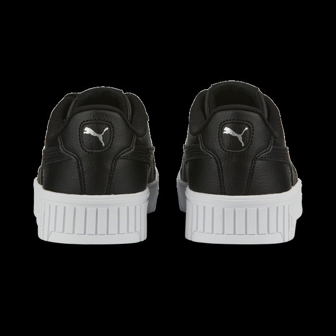 Svart-svart-sølv Puma På Tilbud Carina 2.0 Sneakers Ungdom