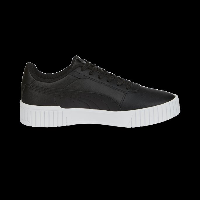 Svart-svart-sølv Puma På Tilbud Carina 2.0 Sneakers Ungdom