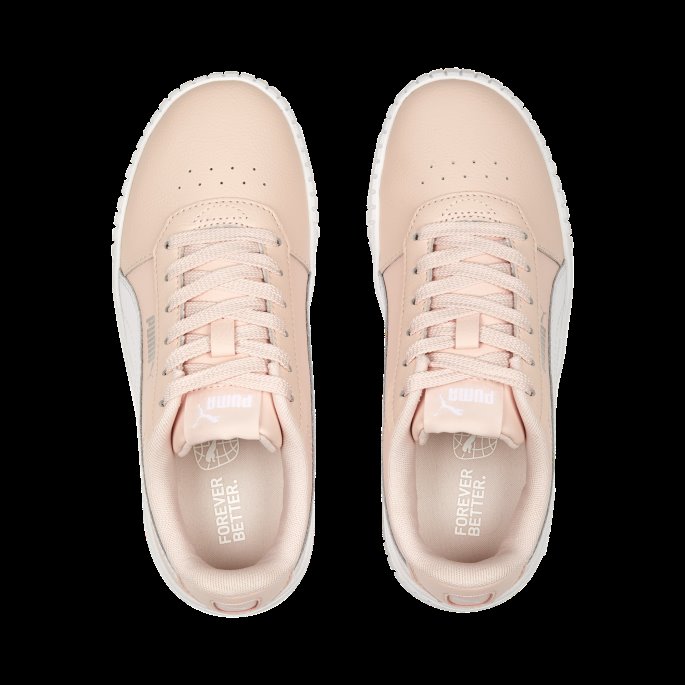 Carina 2.0 Sneakers Youth Rose Dust-white-silver Puma På Tilbud