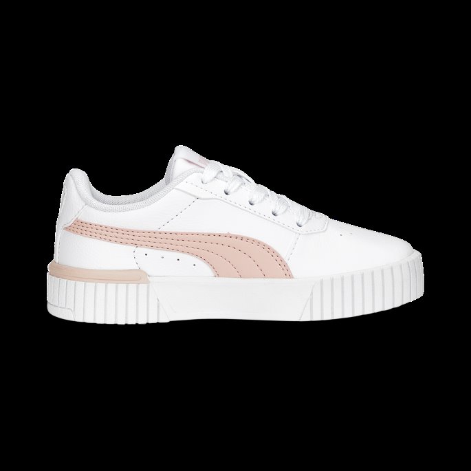 Hvit-rose Støv-sølv Carina 2.0 Sneakers Kids Puma På Tilbud
