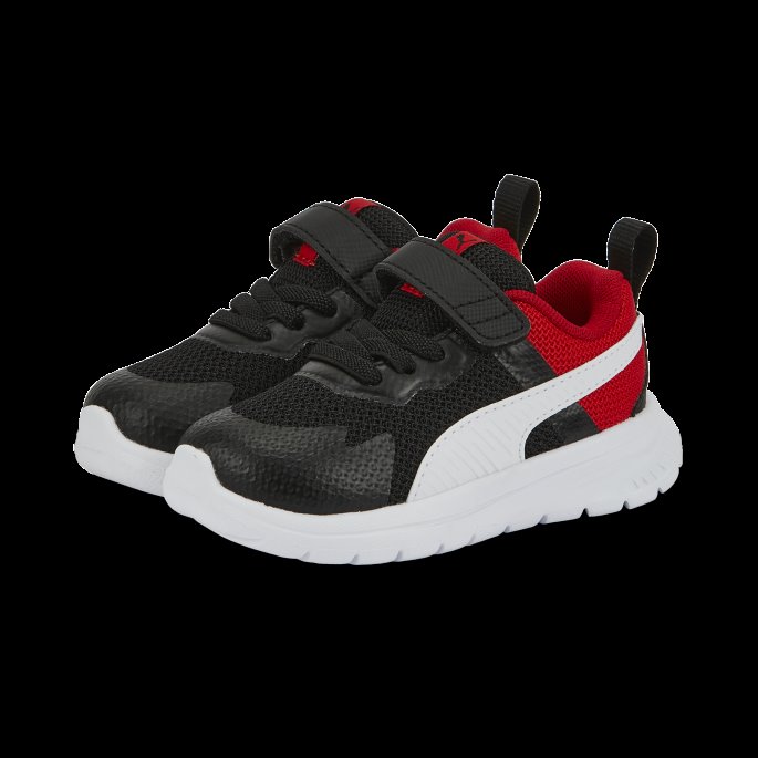 Evolve Run Mesh Alternativ Lukking Joggesko Babyer Puma På Tilbud Svart-hvit