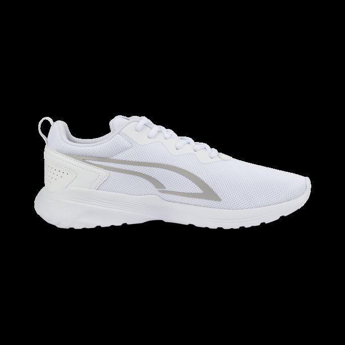 Hvit-grå Fiolett Puma På Salg Hele Dagen Aktive Joggesko